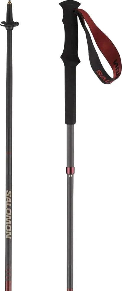 Salomon Quest Carbon Foldable Hiking Poles Black Unisex