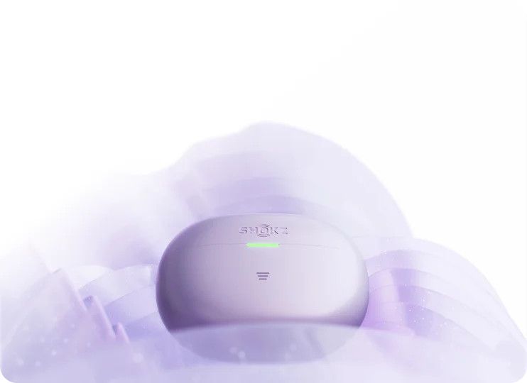 Shokz OpenDots Air Bluetooth Earbuds - Purple | Alltricks.com