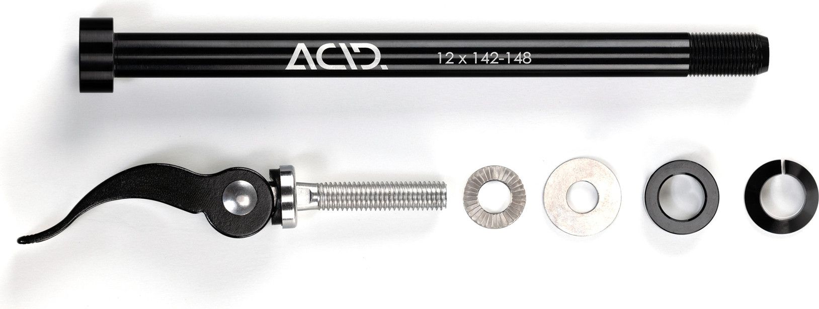 NICEDACK Axe Enfichable M12 X 1.0 - 160-172 Mm Avec Adaptateur Pour Remorque Vélo