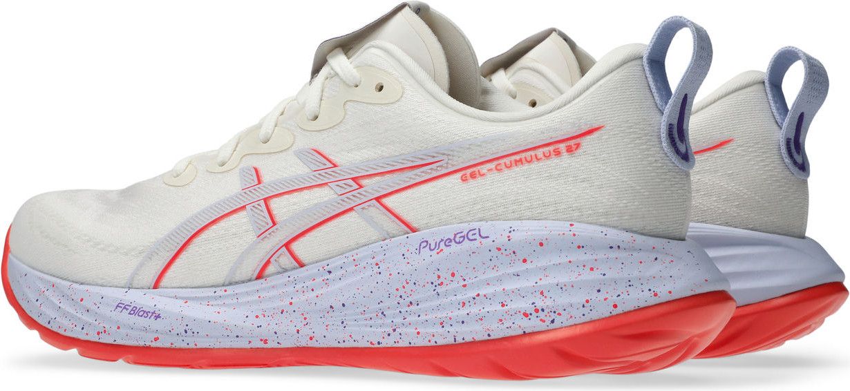 Asics Gel-Cumulus 27 Tokyo Running Shoes, White/Purple, Men's