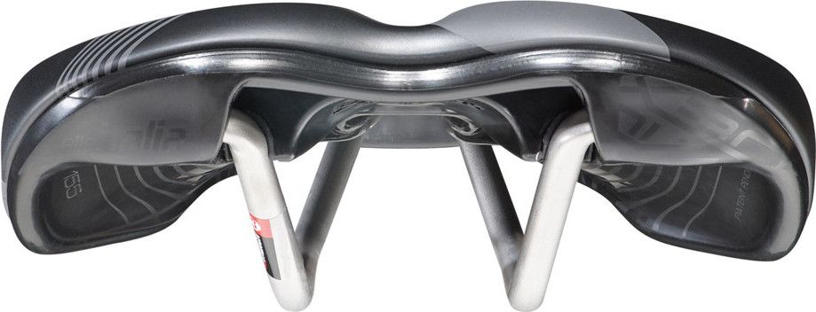 パーツ 512095 selle ITALIA X-BOWTi316 SUPERFLOW Selle Italia X-Bow TI 316 Superflow Saddle Grey Black | Alltricks.com