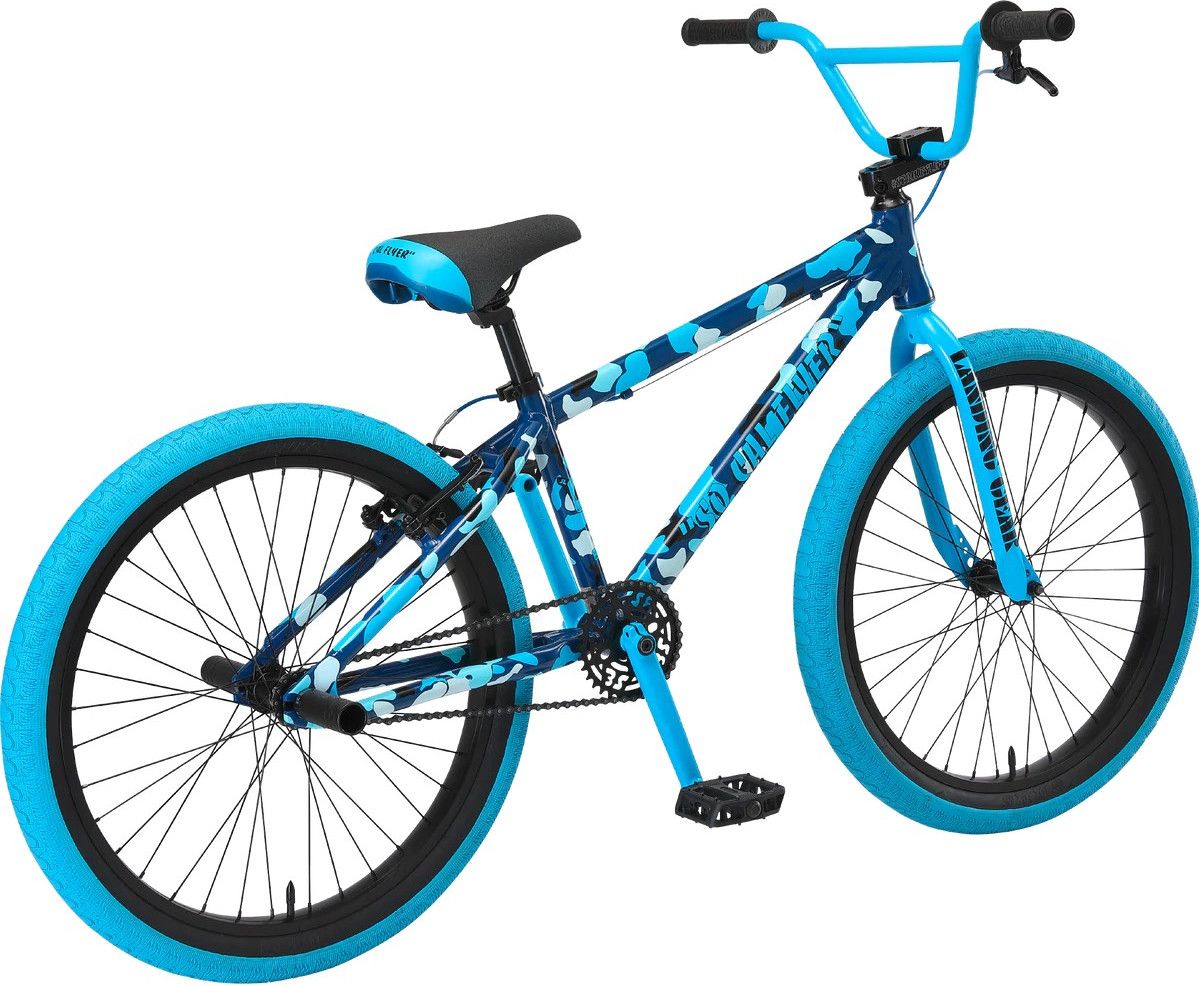 SE Bikes So Cal Flyer 24 Wheelie Bike Blue Camo Alltricks