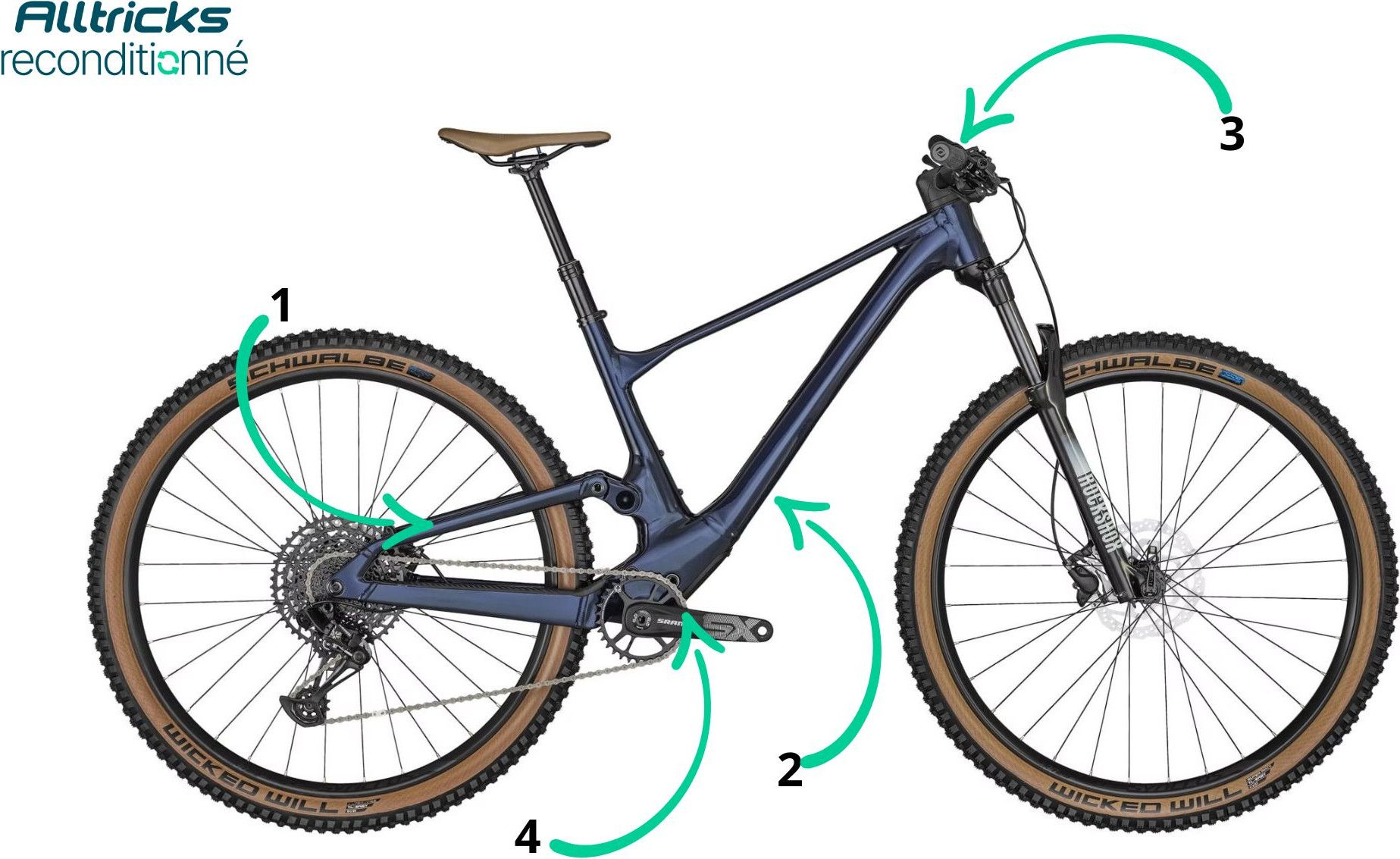 ●SCOTT● SPARK 970 マウンテンバイク MTB サイスS 29in Scott Spark 970 Full-Suspension Mountain Bike with SRAM 12-Speed
