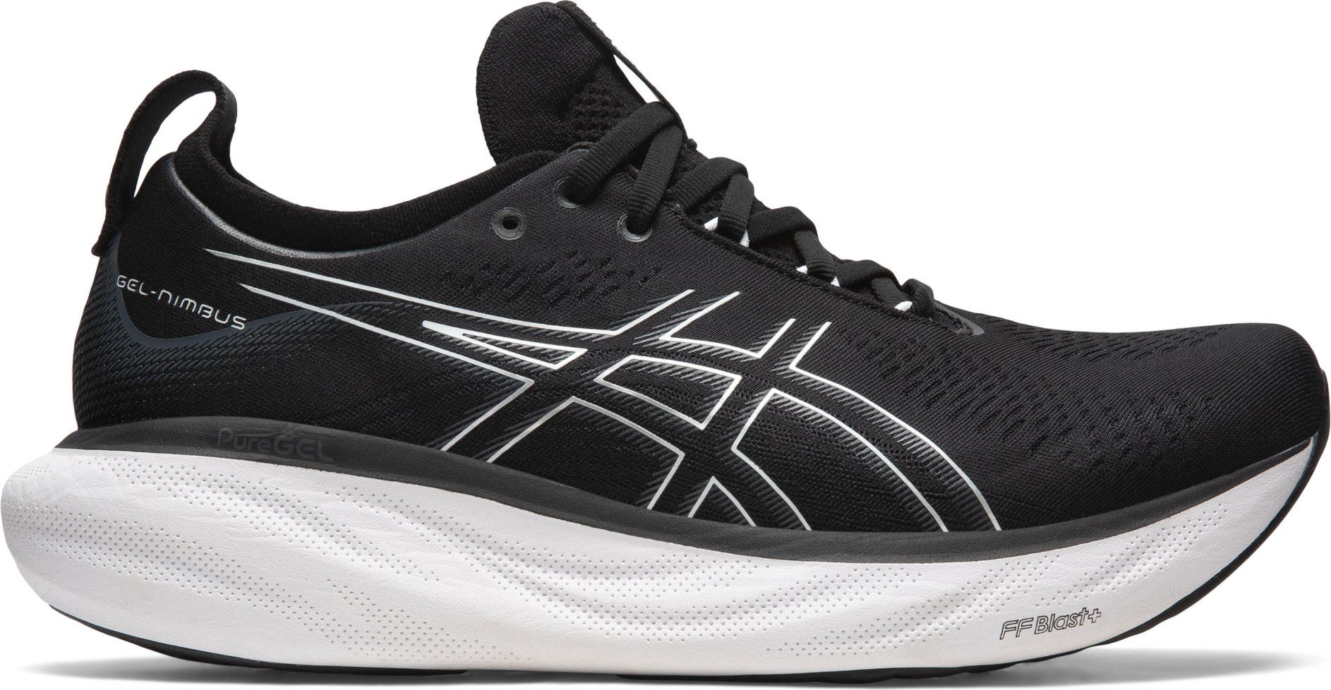 Zapatillas de Running Asics Gel Nimbus 25 Negro Blanco