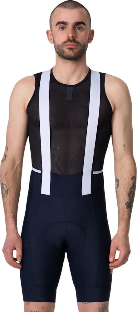 Rapha Brevet Element Cargo Blue/White Bib Shorts | Alltricks.com