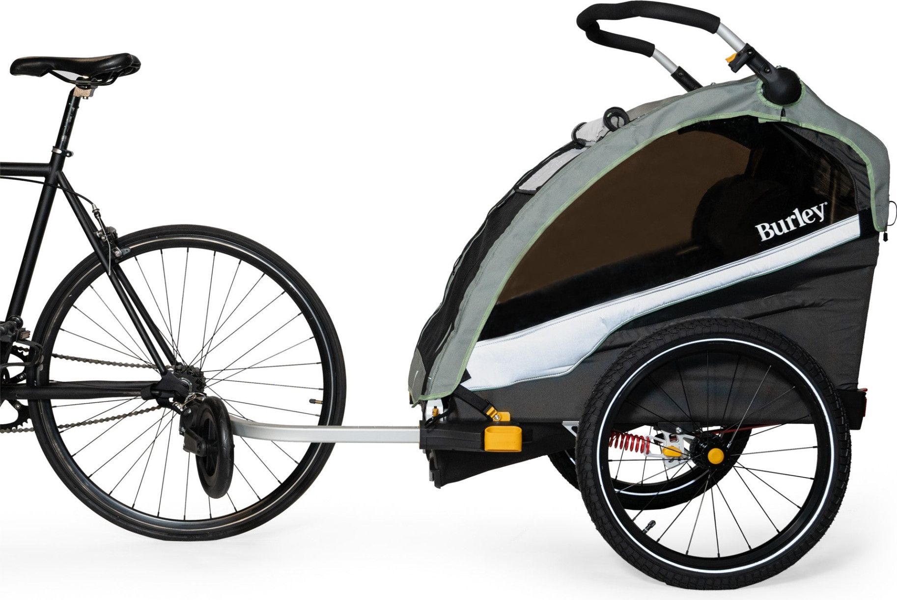 Burley D'Lite X Tandem Child Trailer Green