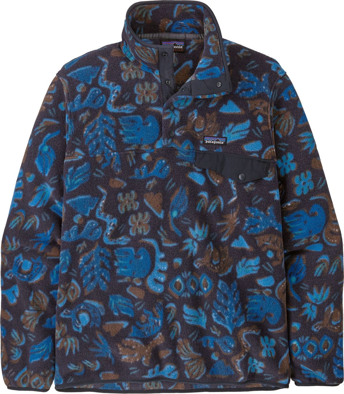 Patagonia Lightweight Synchilla Snap-T Fleece Pullover Blue