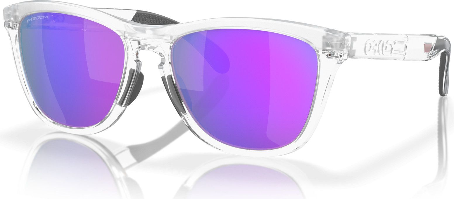 Clear oakley frogskins best sale