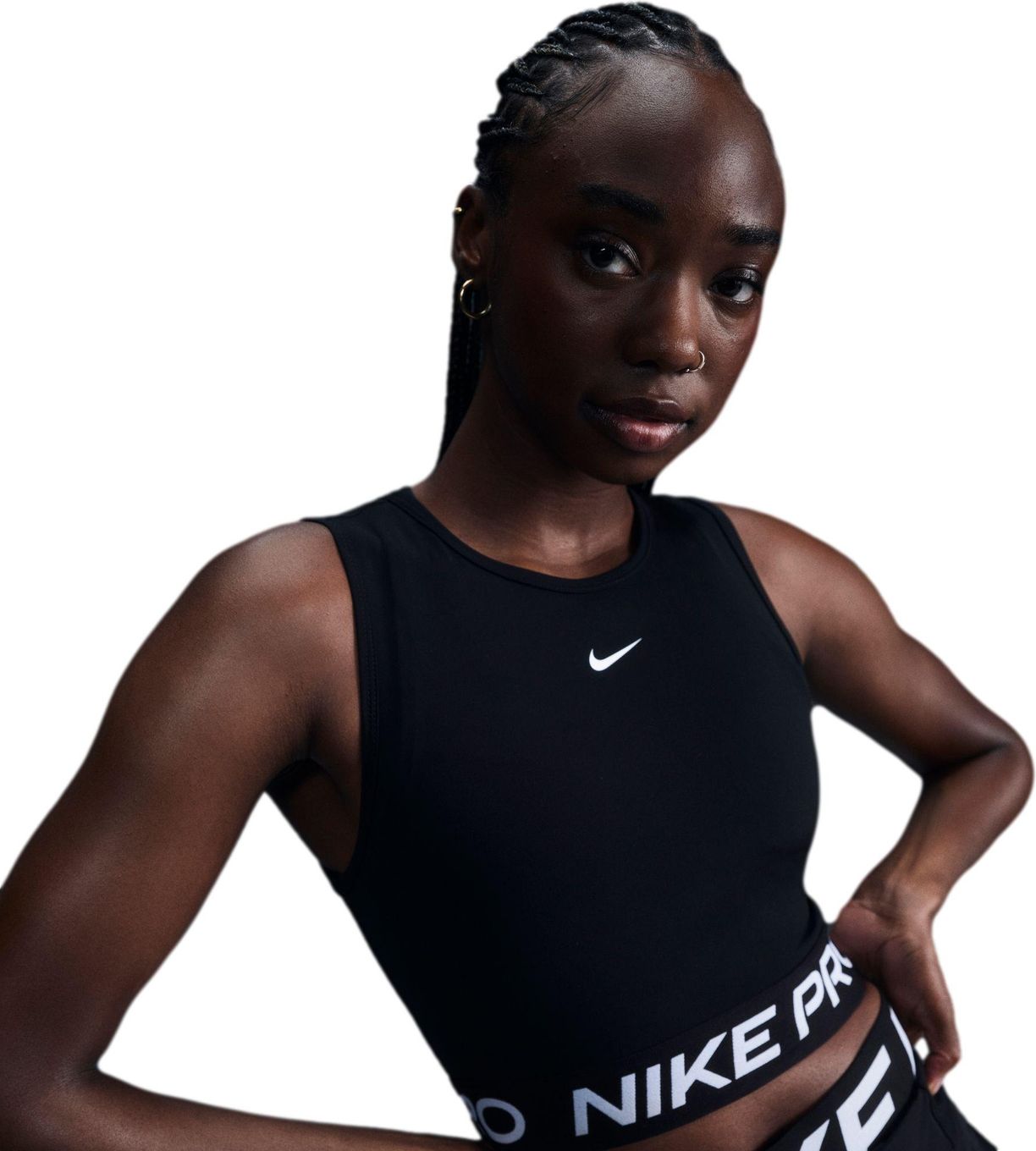 Nike miler women's cropped running tank shops