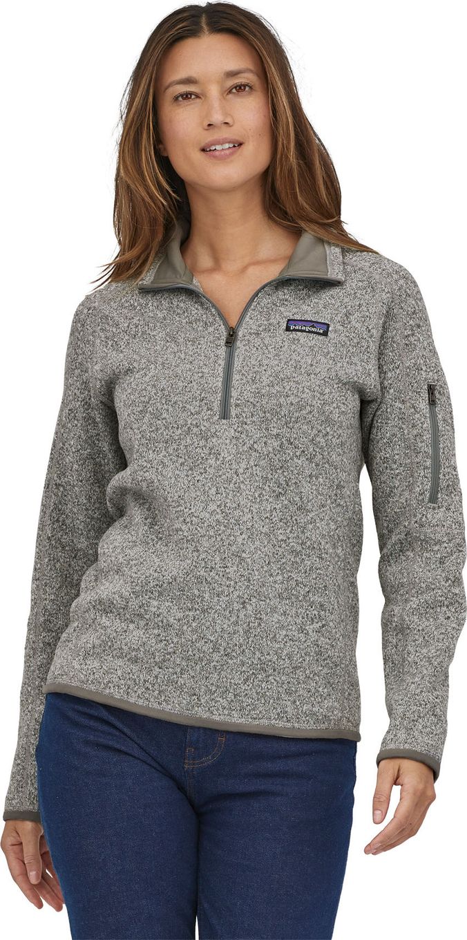 Patagonia 1/4 zip Better Sweater pullover gray women's size small EUC offers