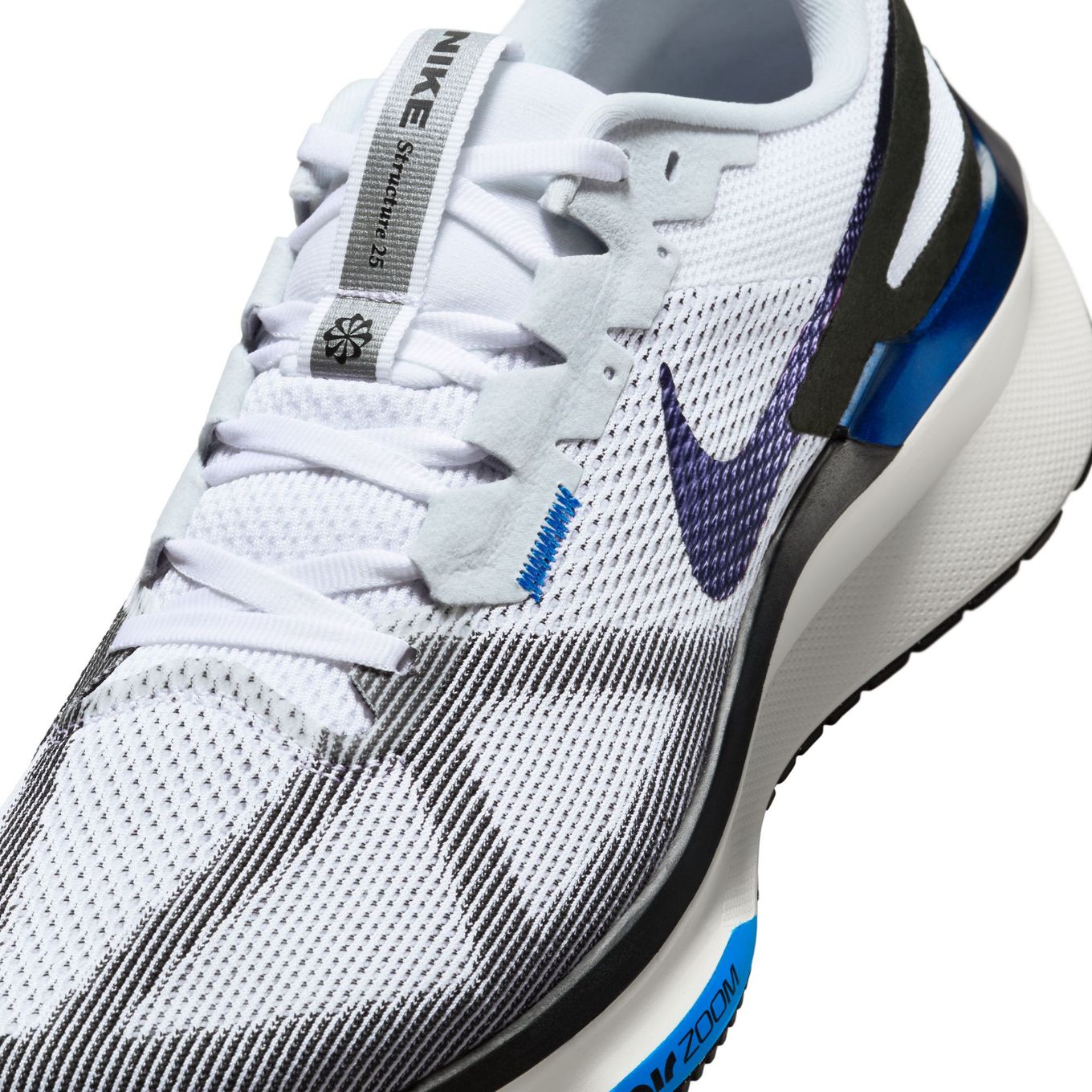 Nike Structure 25 Running Shoes White/Blue/Black Men | Alltricks.com