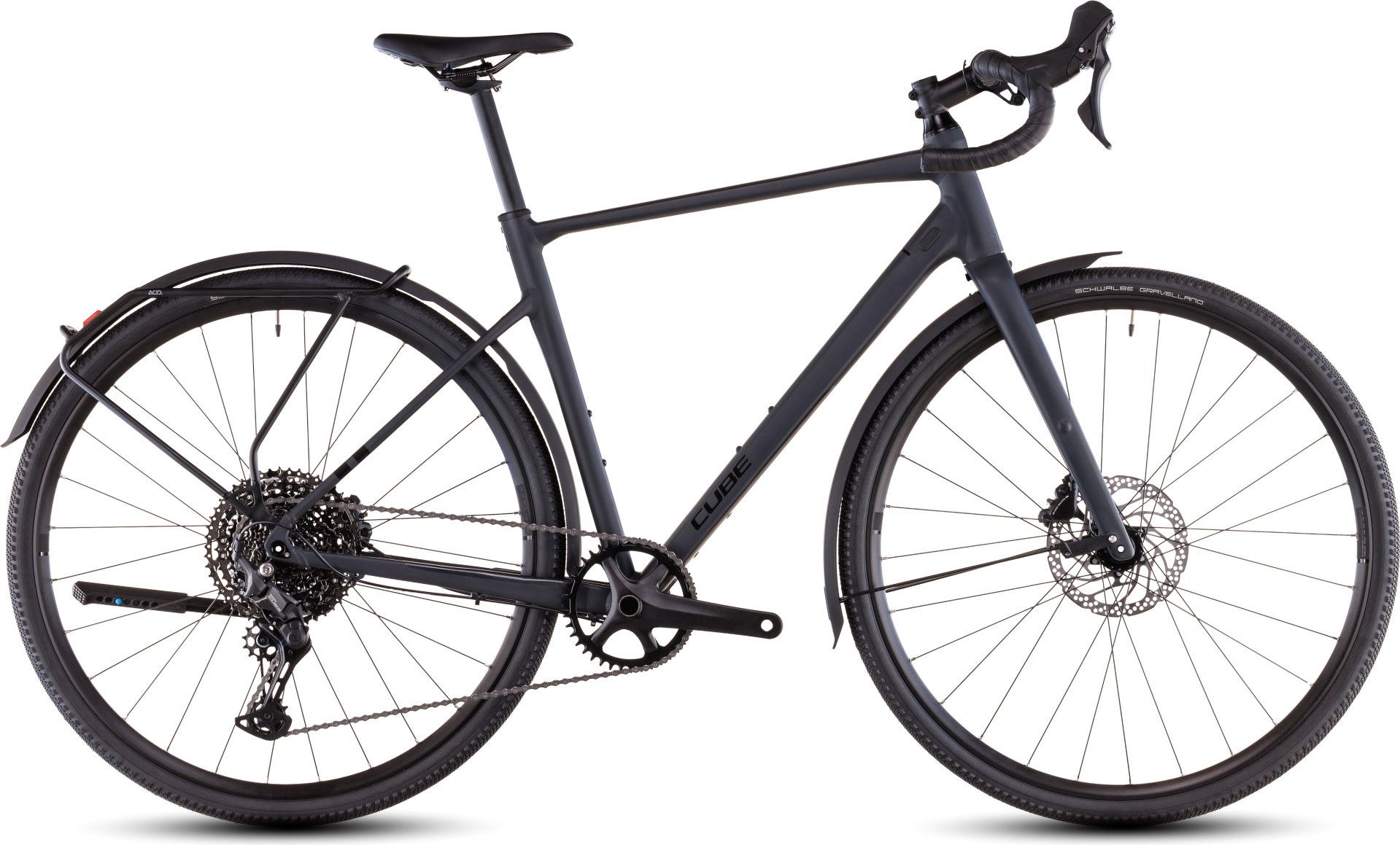 Cube Nuroad Pro FE Gravel Bike Shimano Cues 11S 700 mm Night Black 2025