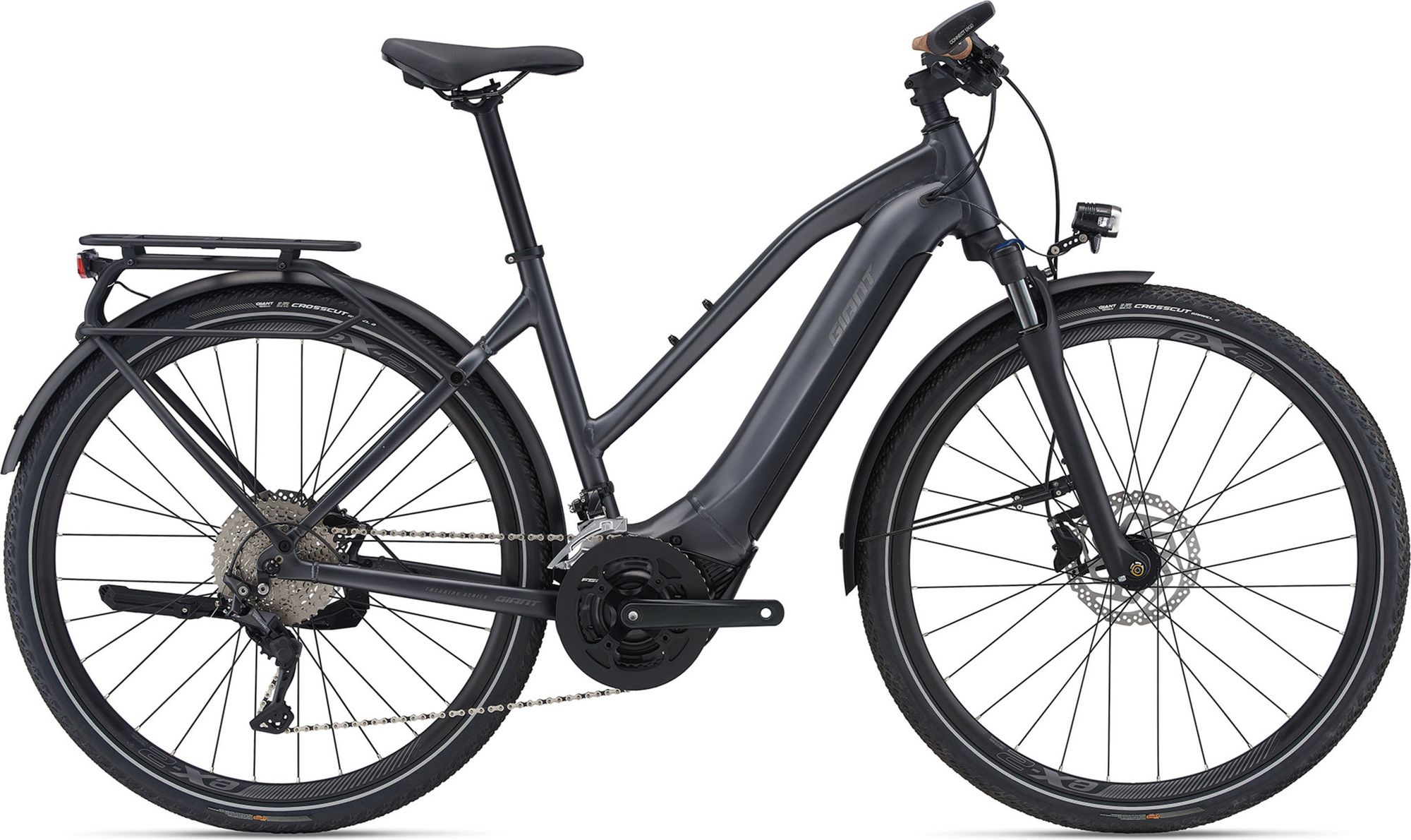Hybride Bikes Giant Explore E+1 STA Shimano Deore 10V 625 Wh 700 mm  Gunmetal Black