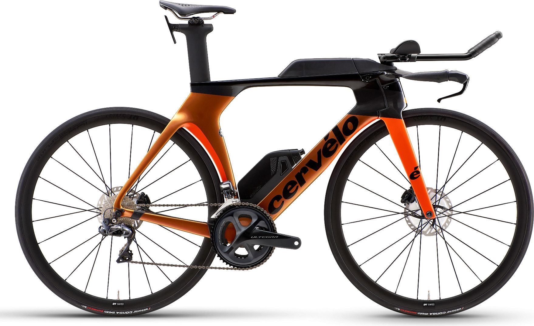Cervelo P5 Disc Shimano Ultegra Di2 8050 11S Orange Chameleon 2021 Triathlon Bike