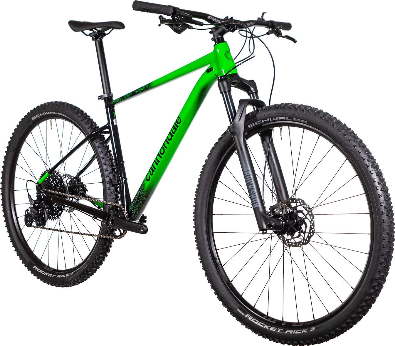 Cannondale Trail SL 3 29 Shimano Deore 10V Green Black Semi Rigid Mountain Bike Alltricks