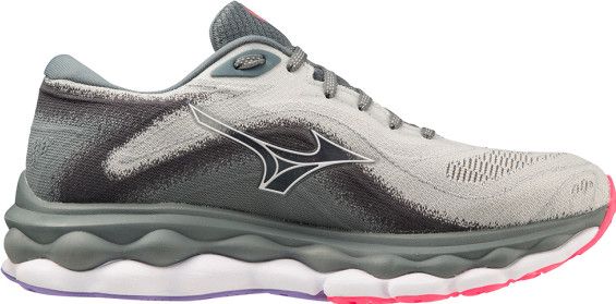 Running Shoes Mizuno Wave Sky 7 Women Pink Grey Alltricks