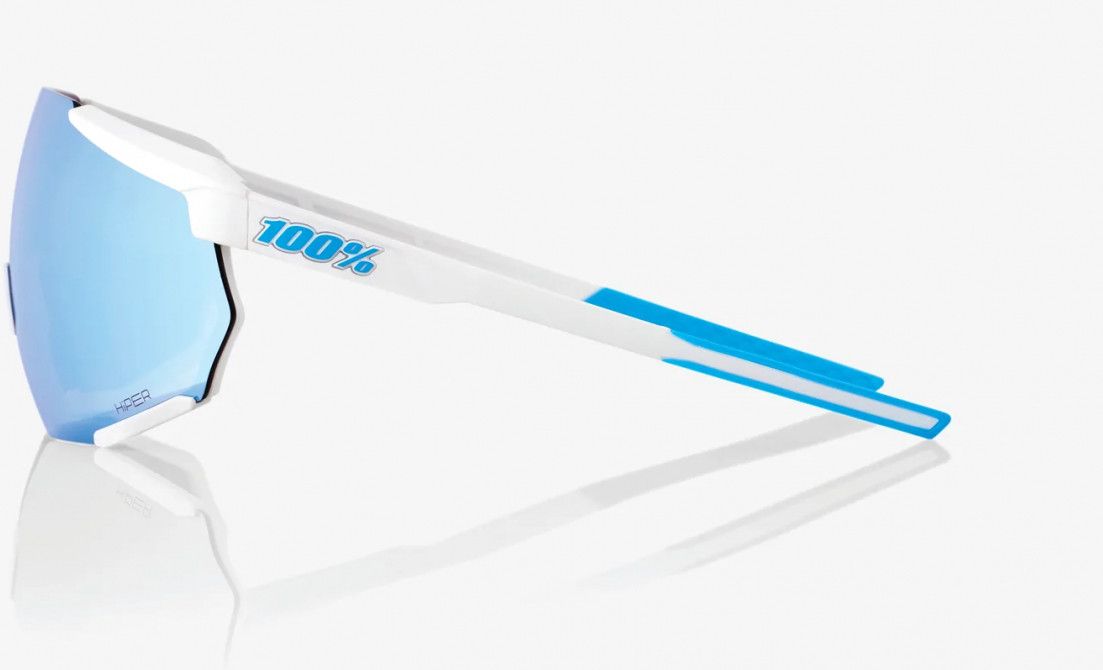 100% Racetrap 3.0 Goggles - SE Movistar Team White - Hiper Blue 