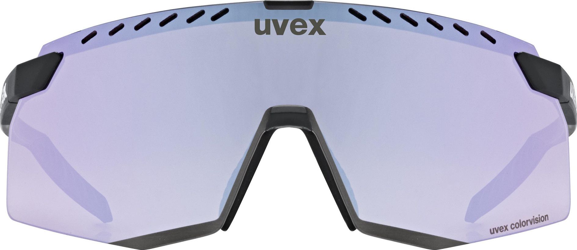 Uvex Pace Stage CV Glasses Black/Mirror Pink lenses  display picture 2