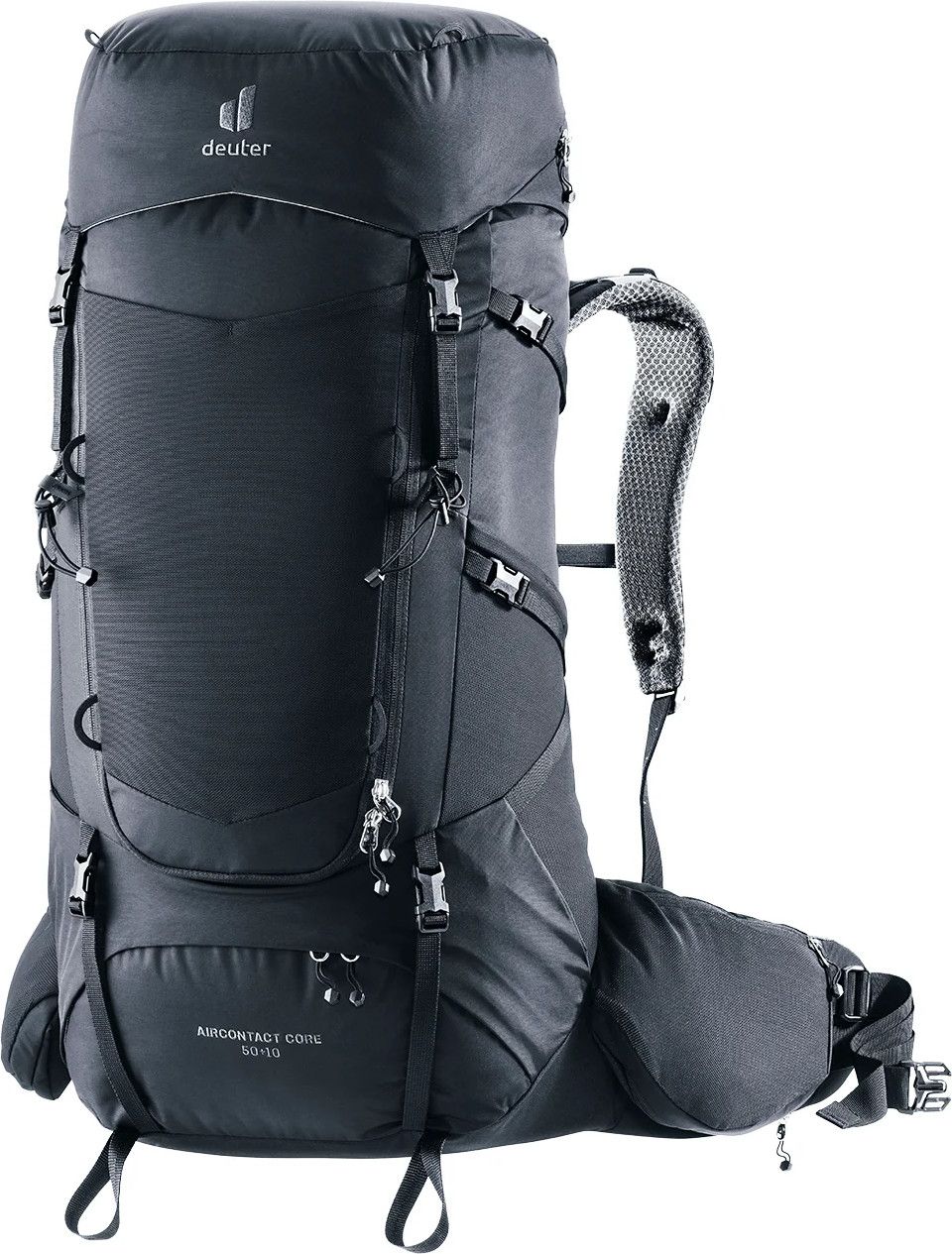 Deuter Aircontact Core 50 +10L Wanderrucksack, schwarz, fr Herren |  Alltricks.de
