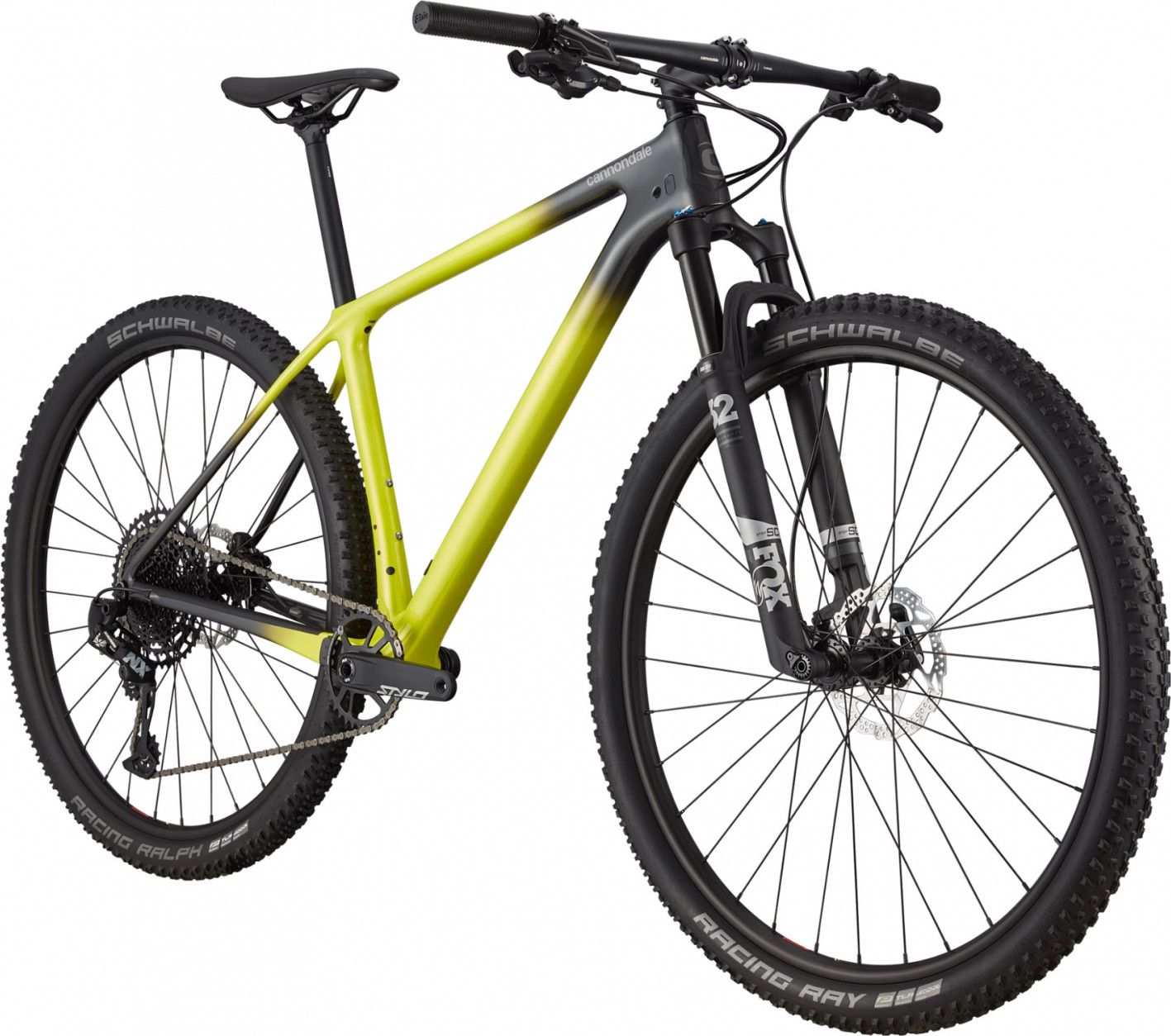 Cannondale F Si Carbon 5 Hardtail MTB Sram NX SX Eagle 12S 29 Highlighter Yellow Black Alltricks
