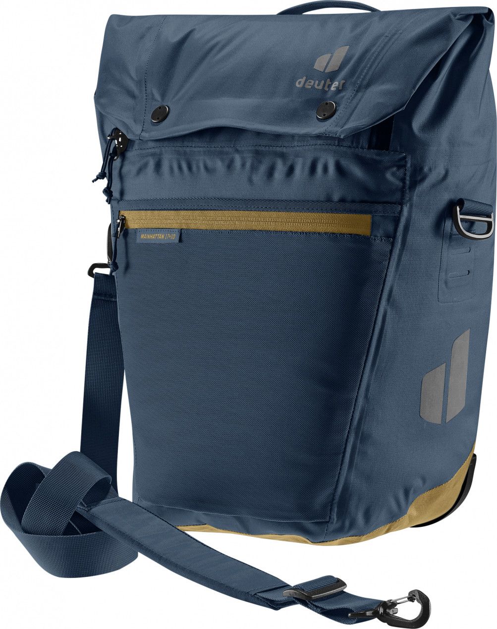 Wasserdichte Fahrradtasche Deuter Mainhattan 17+10 Blau | Alltricks.de