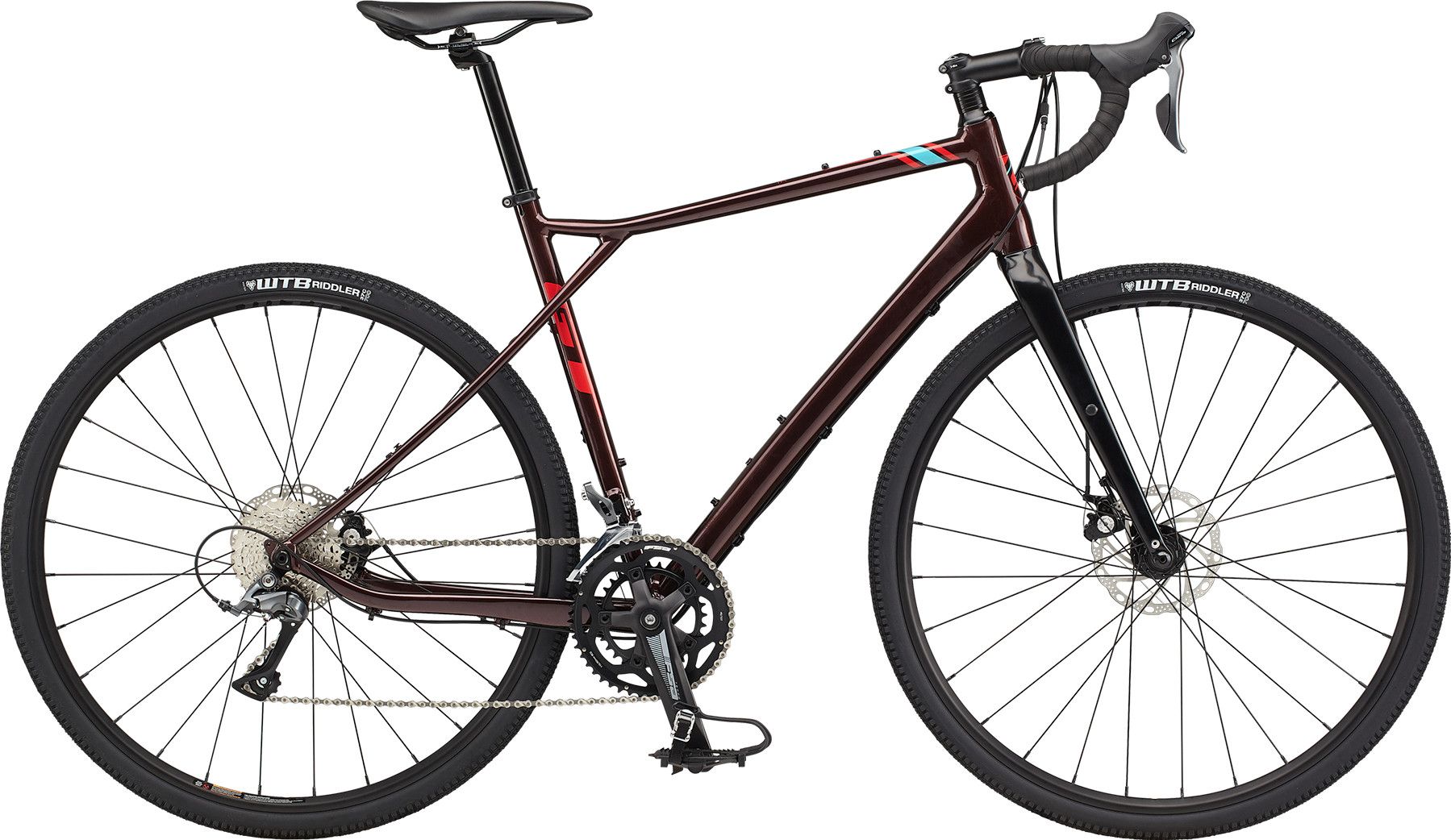 Gravel Bike GT Grade Elite Shimano Claris 8S 700mm Dark Red 2021