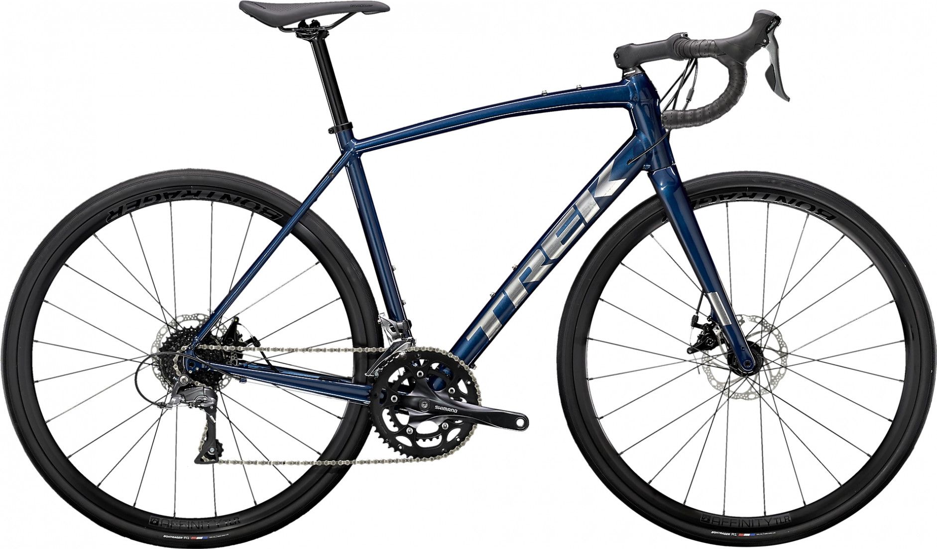 V lo de Route Trek Domane AL Disc Shimano Claris 8V 2021 Blue