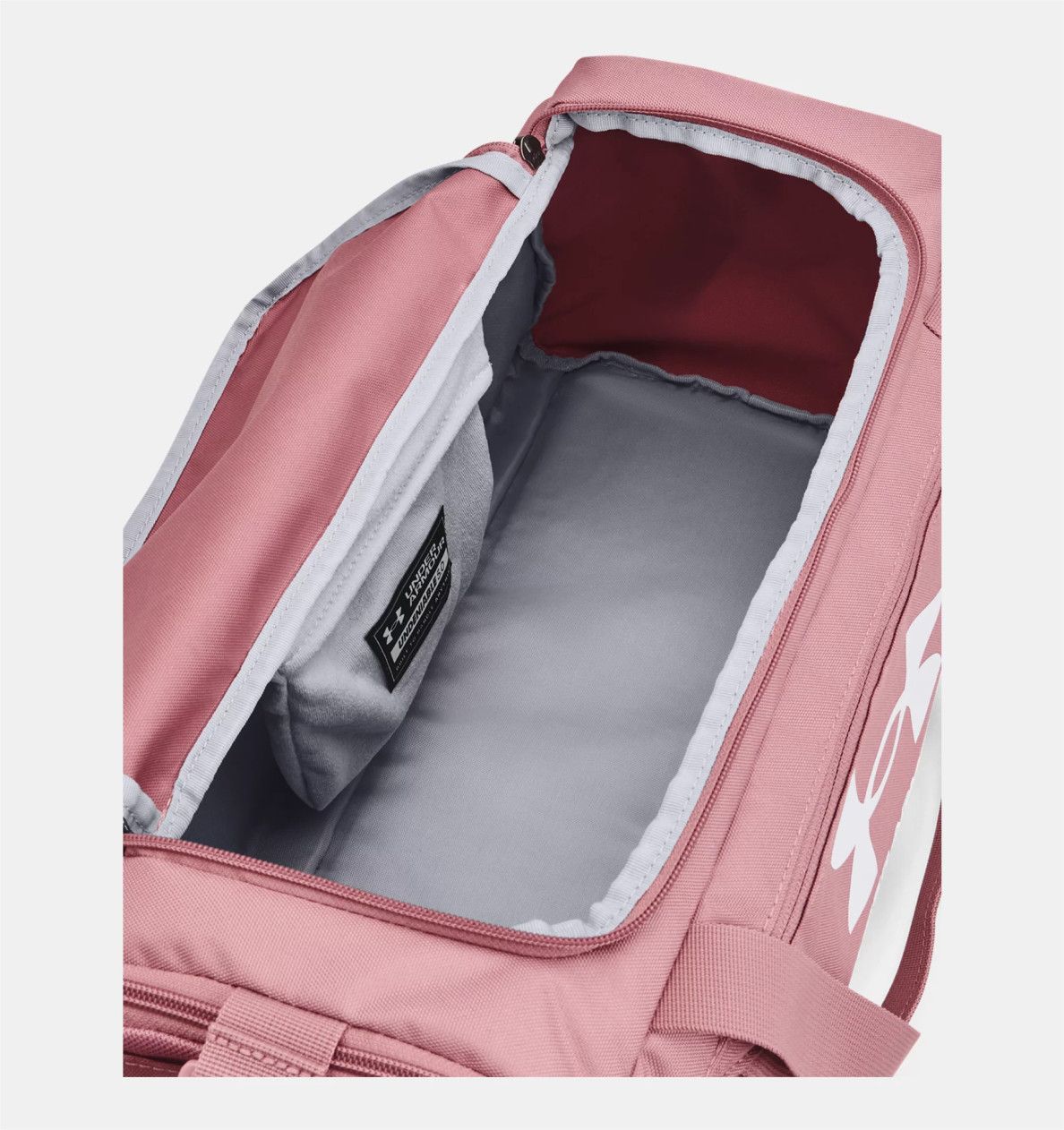 Pink under armour gym bag clearance