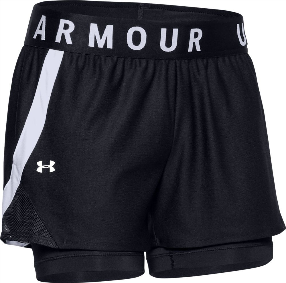 2 in 1 Short Under Armor Play Up 3.0 Black Women Alltricks