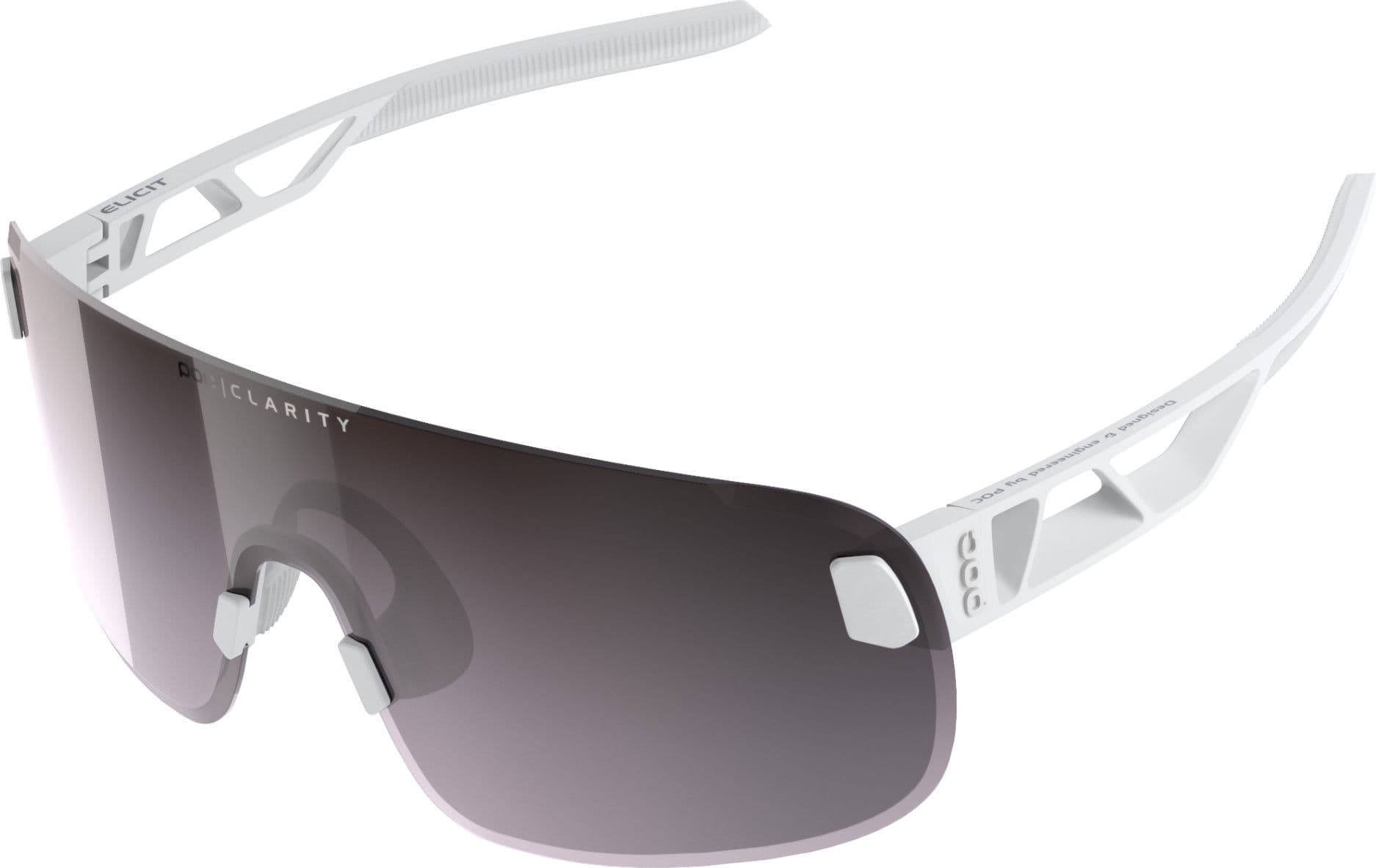 Poc Elicit Hydrogen White / Clarity Road Sunny Silver Sunglasses