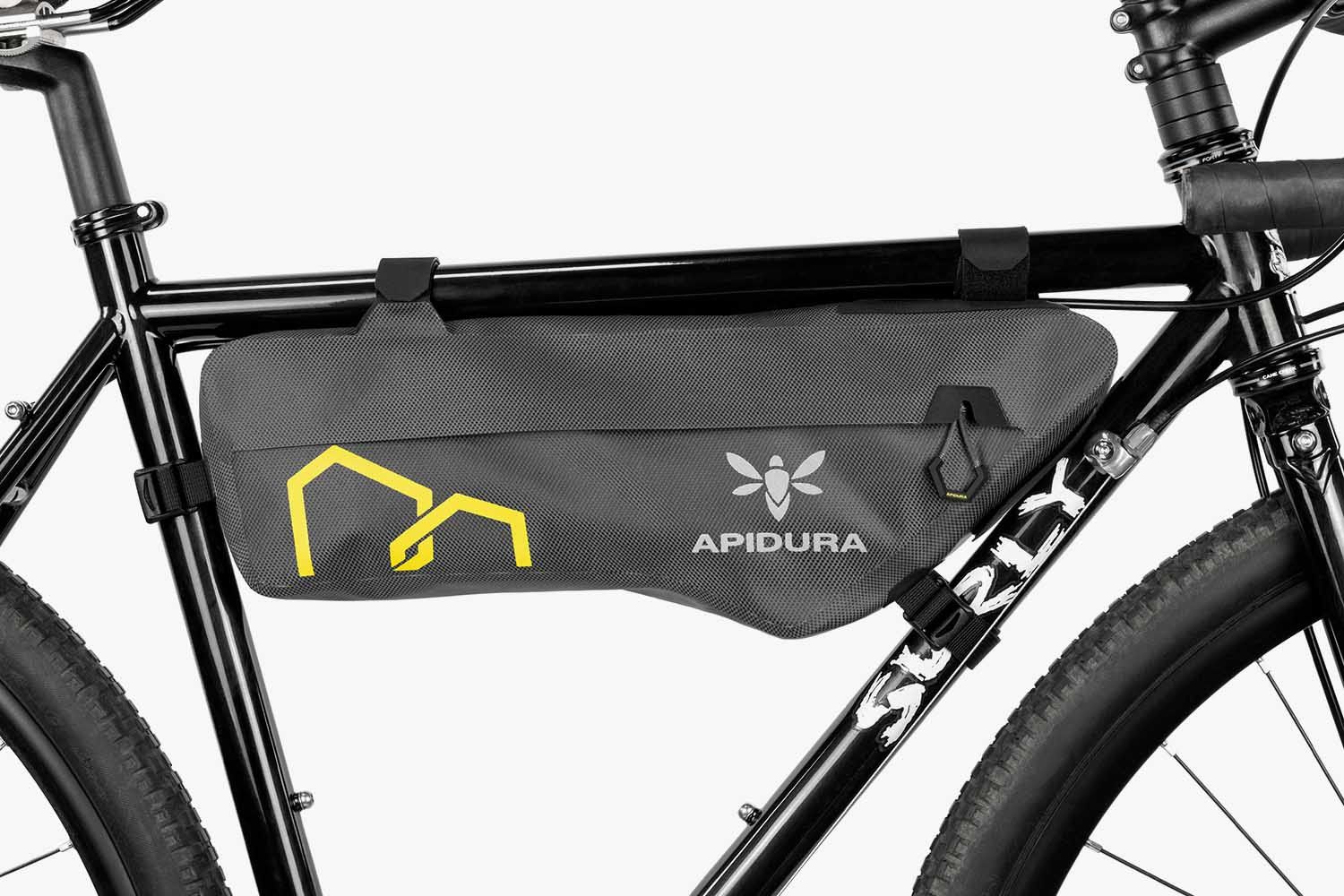 Apidura Expedition Frame Bag 3L Grey / Yellow | Alltricks.com