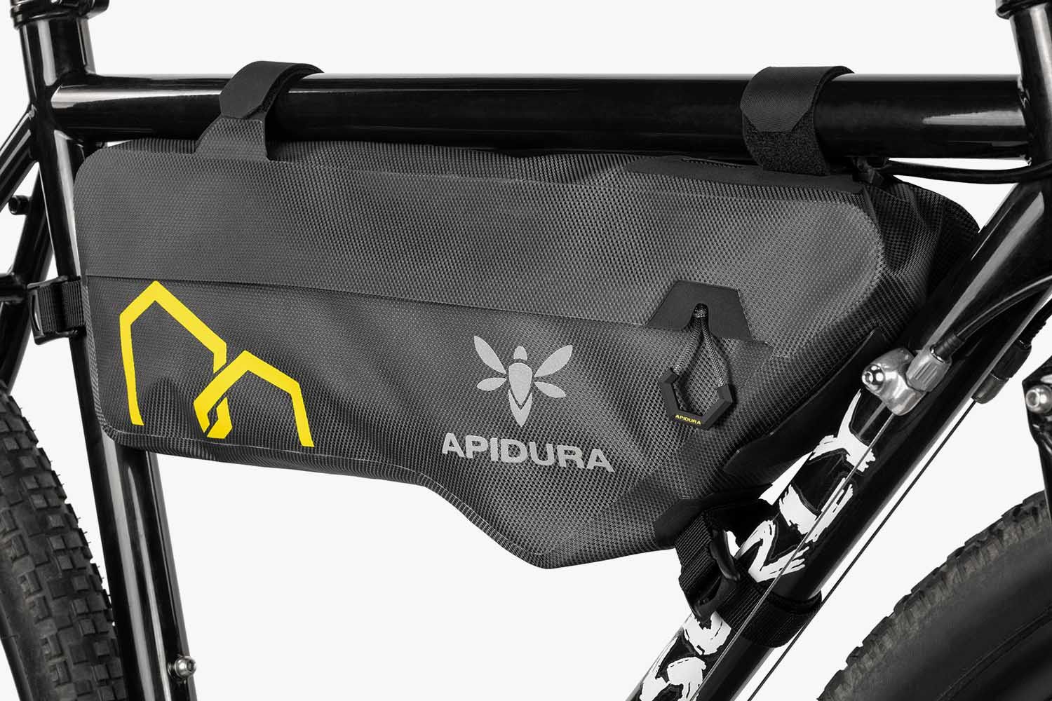 Apidura Expedition Frame Bag 3L Grey / Yellow | Alltricks.com