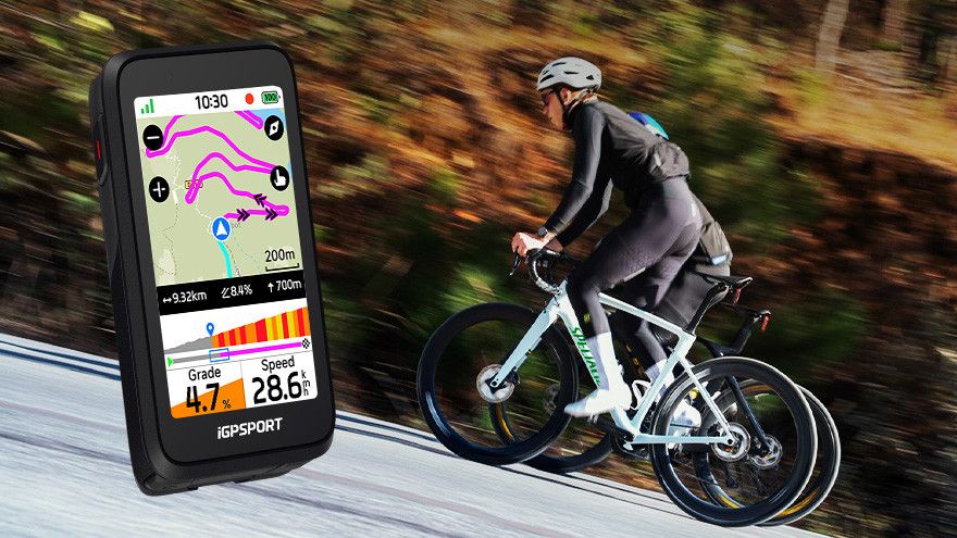 iGPSport BiNavi Air GPS computer | Alltricks.com