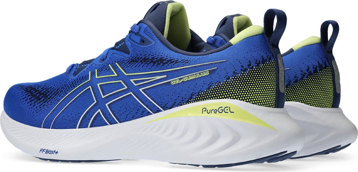 Chaussures de Running Asics Gel Cumulus 25 Bleu Jaune Homme Alltricks