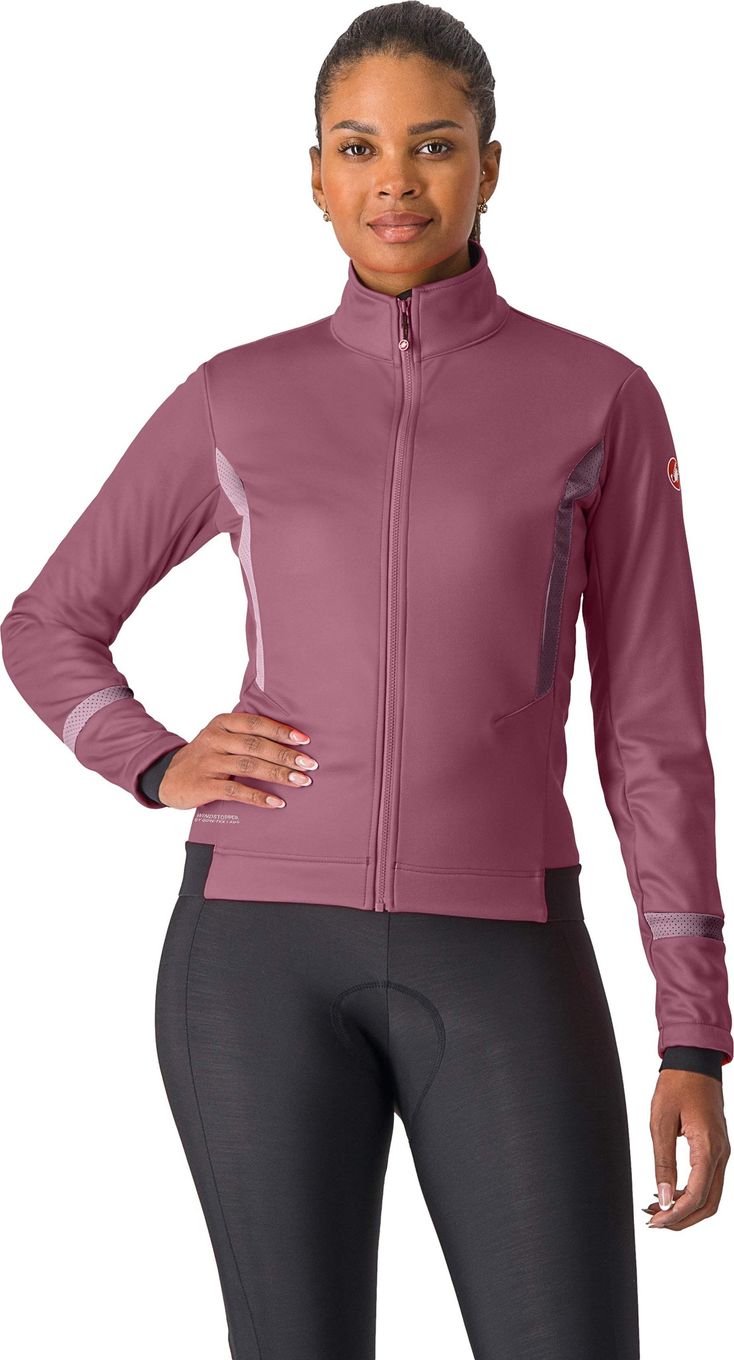 Castelli Dinamica 2 Violet Women's Long Sleeve Jacket | Alltricks.com