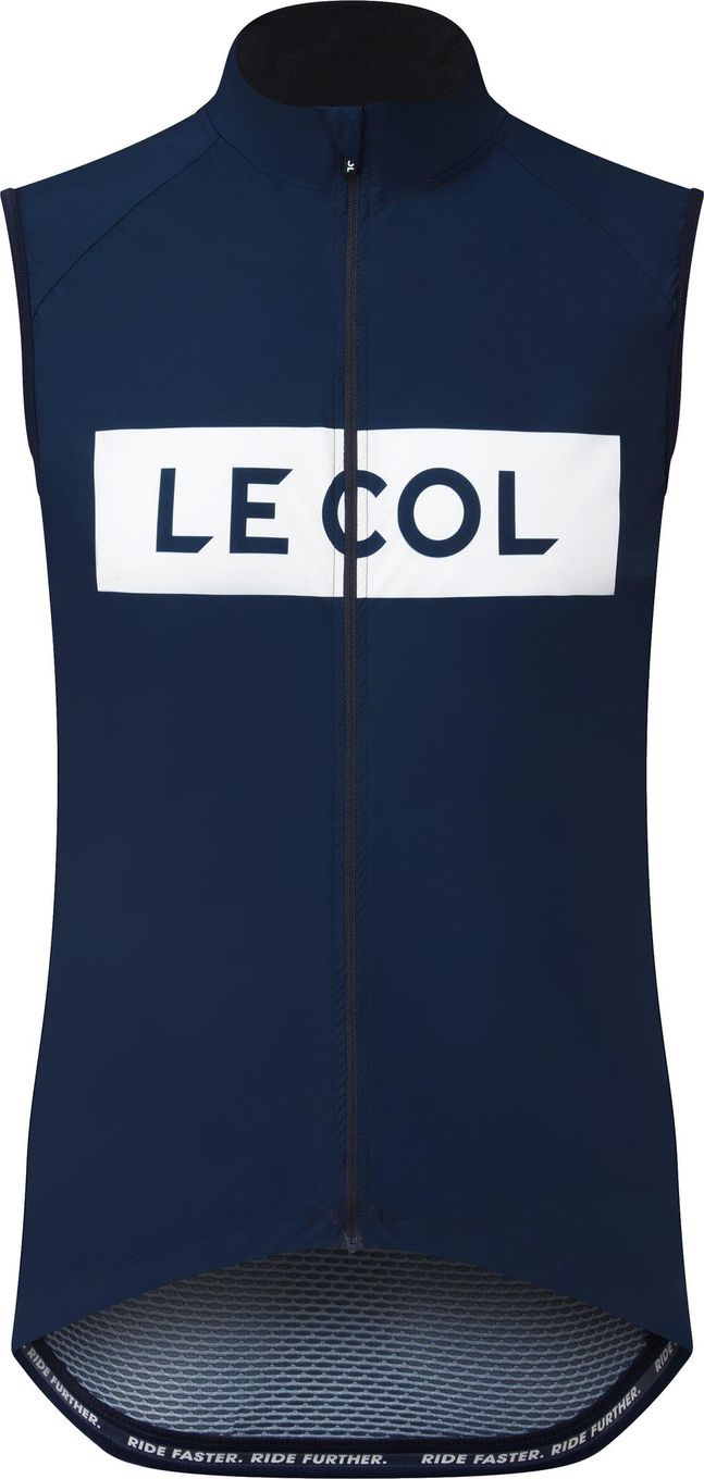 Gilet Cycliste Le Col - Homme Taille L - Noir Coupe-Vent D'Occasion