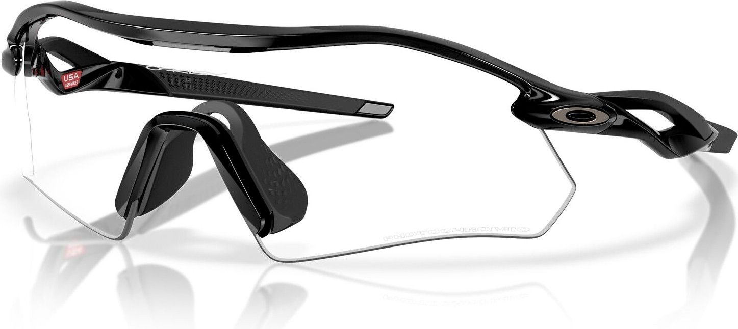 Oakley Radar Plate Goggles - Polished Black / Clear to Black
