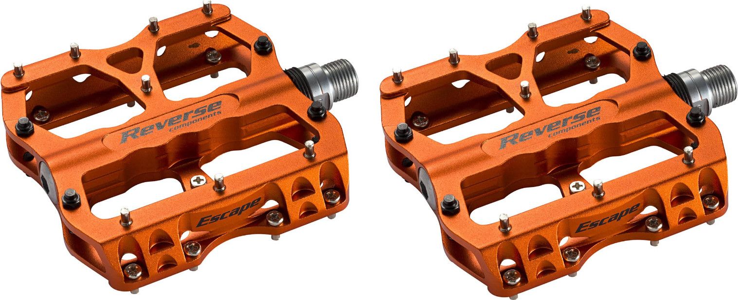 Paar Orange Reverse Escape Flat Pedale | Alltricks.de