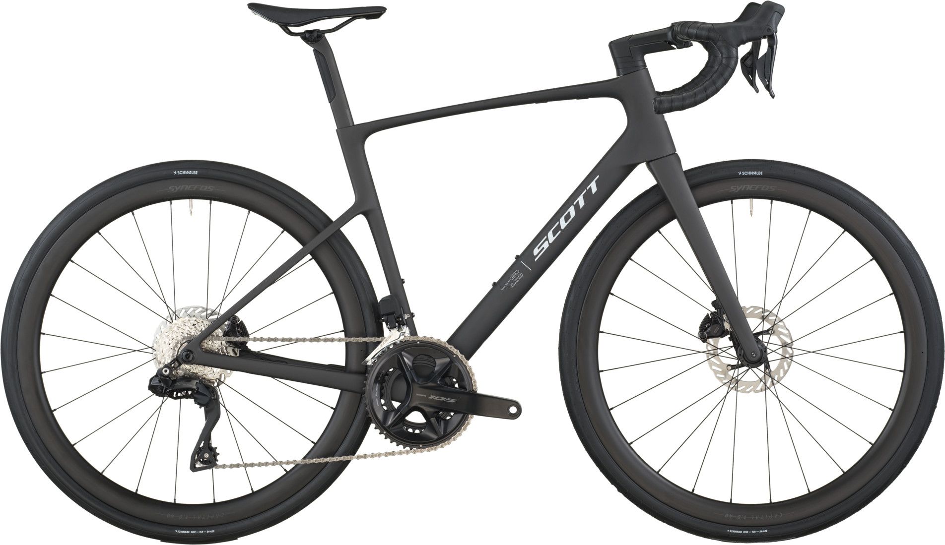 Scott Addict 30 Shimano 105 Di2 12V 700 mm Road Bike Black