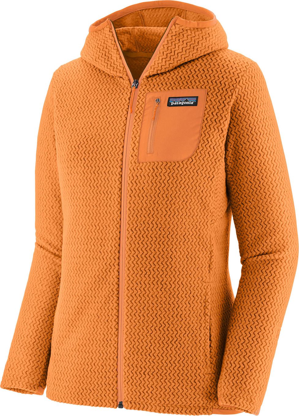 Women's Fleece Patagonia R1 Air Full-Zip Hoody Orange