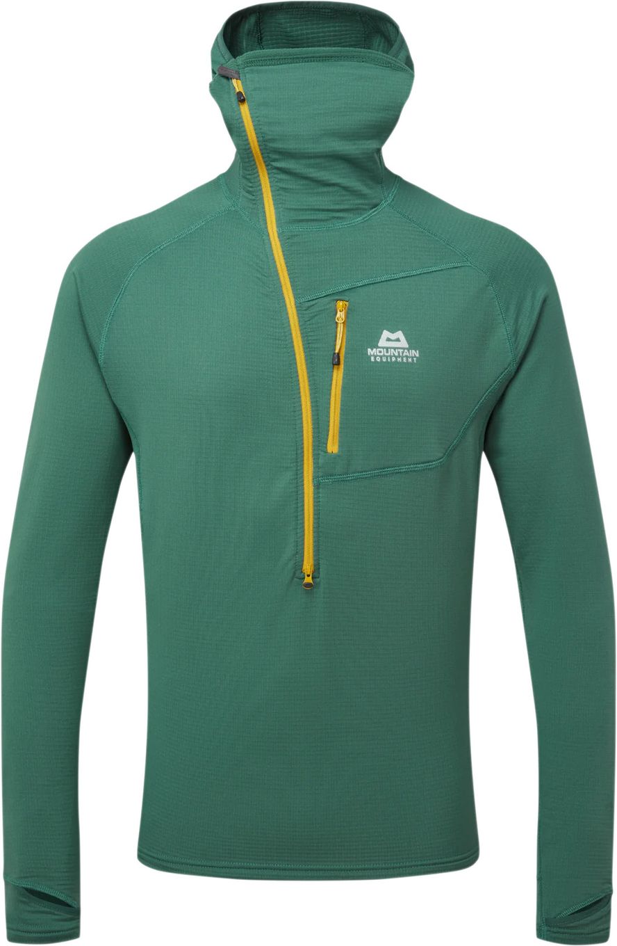 Mountain Equipment Eclipse Zip T Green Men's Hooded Fleece