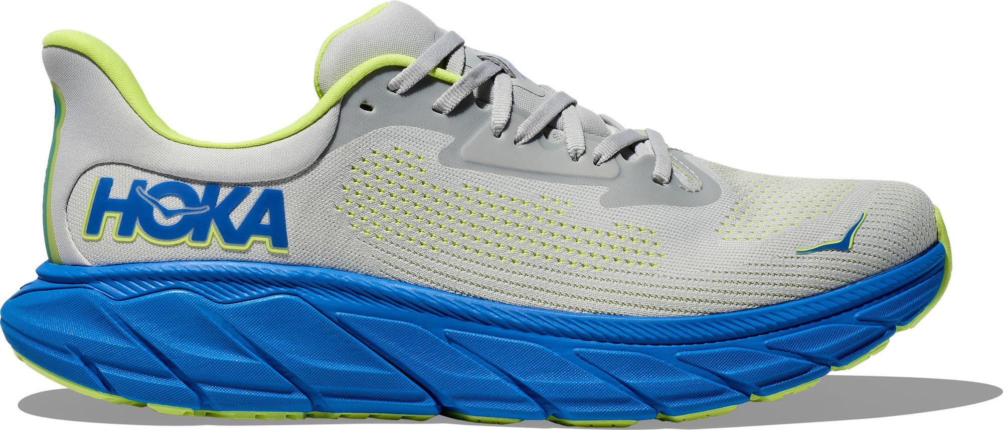 Hoka Arahi 7 Grey/Blue/Green Men display picture 2