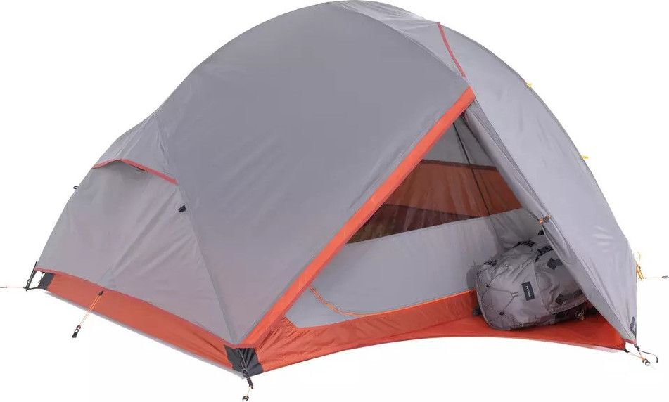 Forclaz Trek 900 Freestanding 3 Person Tent Grey Orange