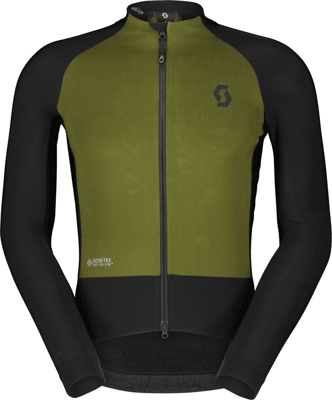 Uomo Scott RC Pro Warm Hybrid Windstopper Long Sleeve Giacca Nero