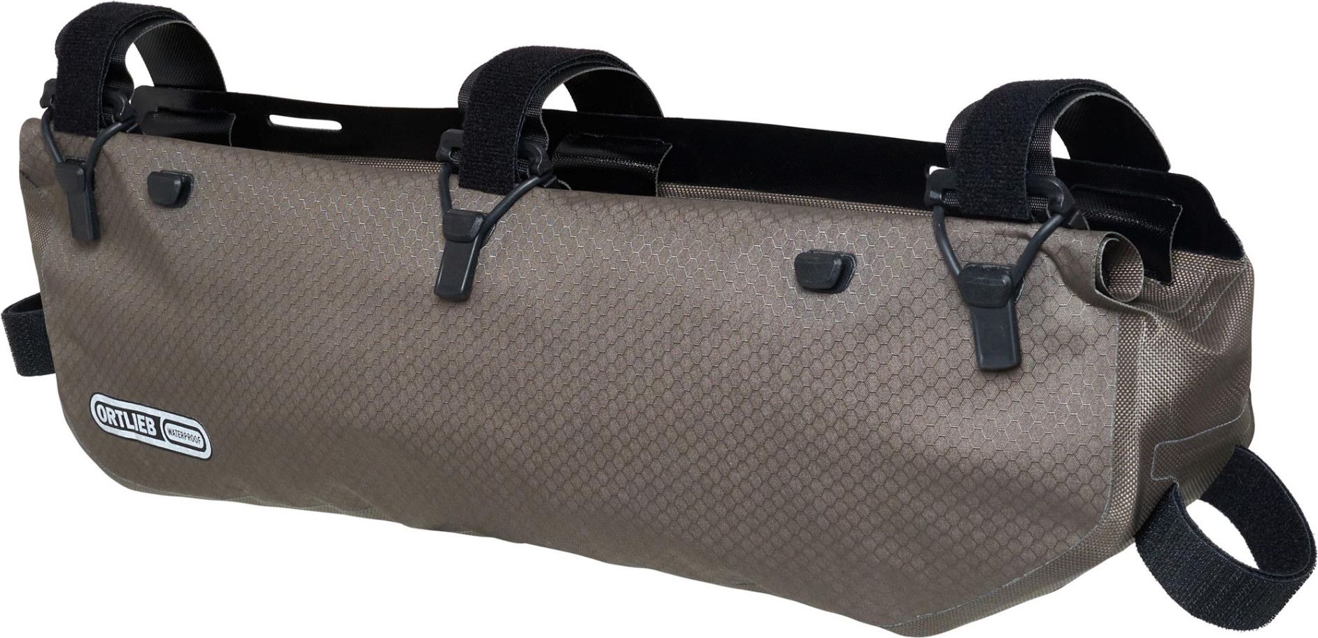 Ortlieb Frame-Pack RC Toptube 4L Frame Bag Dark Sand Grey Beige