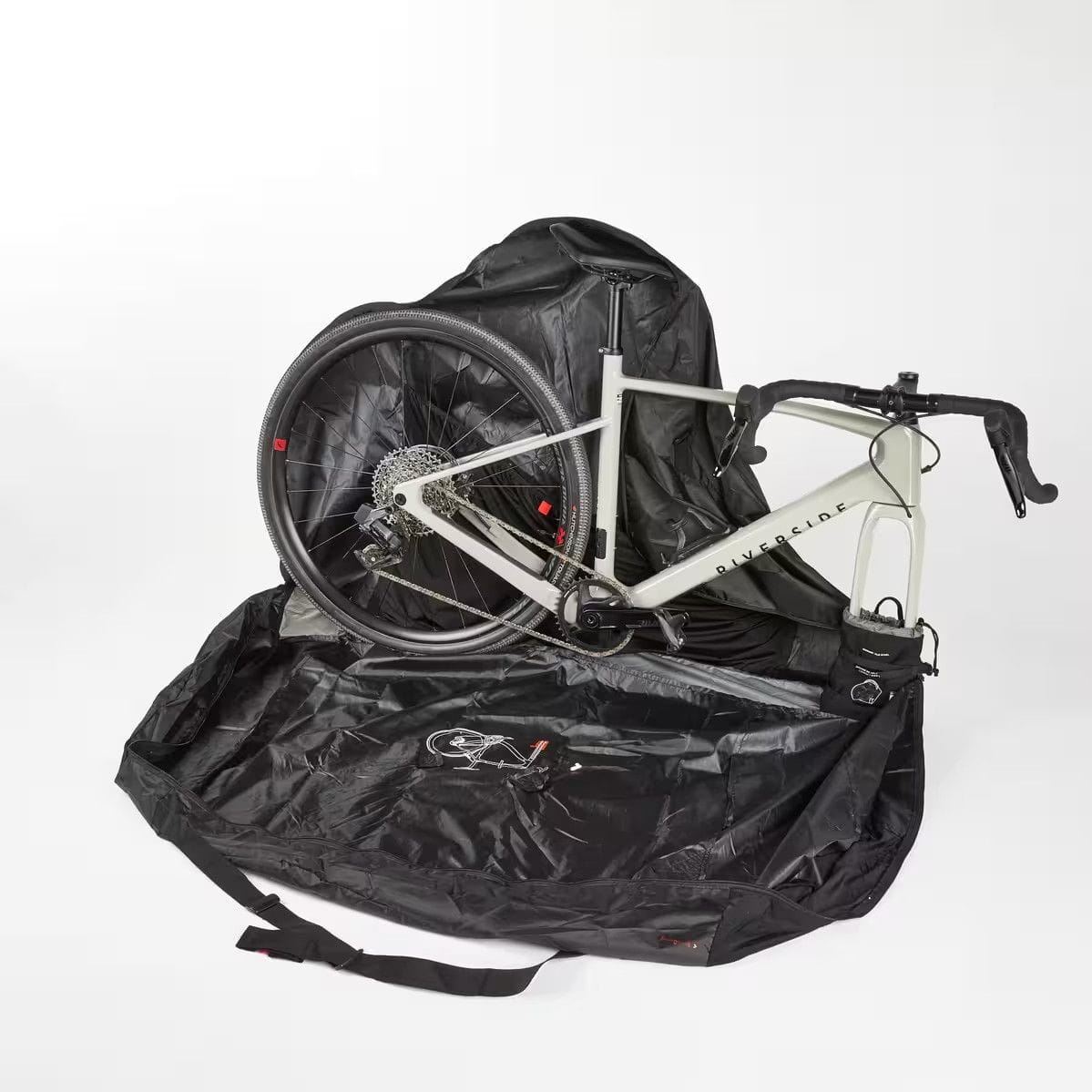 Decathlon Compact Bike Carrying Case Black Alltricks