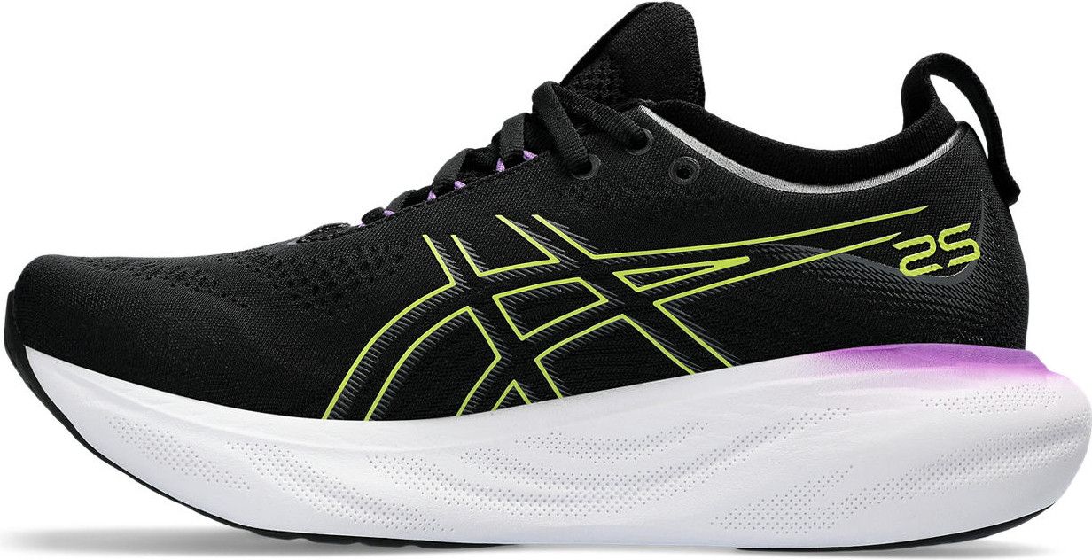 Chaussures de Running Asics Gel Nimbus 25 Noir Jaune Femme