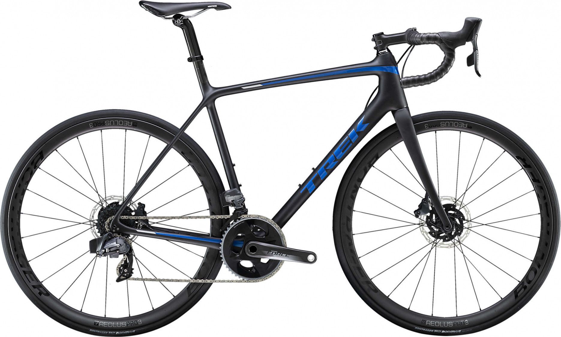 Route 2020 Trek Emonda SL 7 Disc Sram Force AXS 12V Black