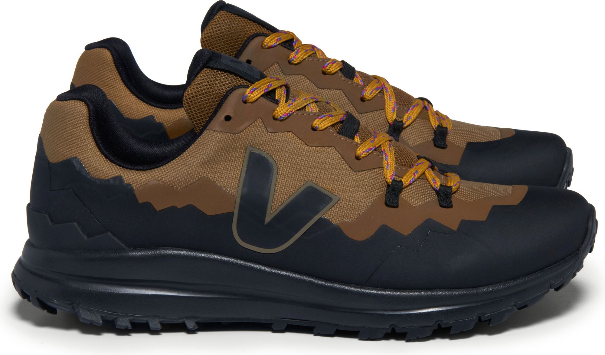 【送料&関税込】Veja Fitz Roy Light Sneakers Veja Fitz Roy Light Brown/Black Men's Outdoor Shoes
