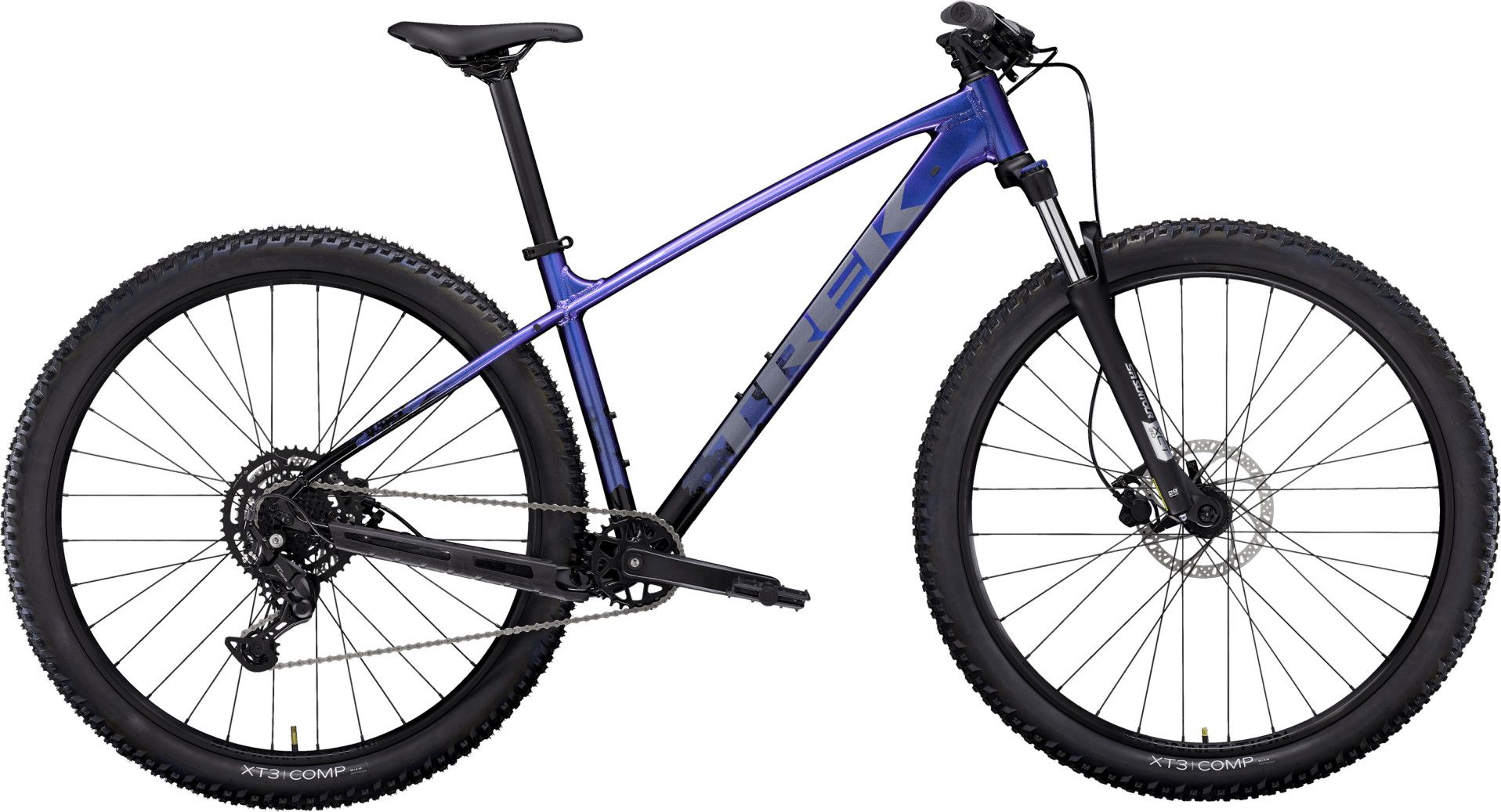 Trek Marlin Hardtail MTB Shimano Cues 9S Purple Black Gen